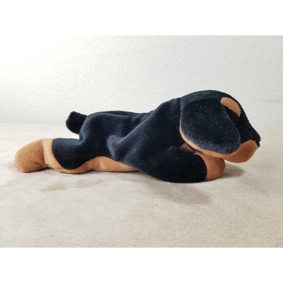 TY Beanie Babies Doby The Doberman 1996 Stuffed Animal Plush Toy 8" Vintage - Picture 6 of 12